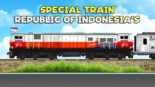 Independence Special Train | Indonesian Train Animation