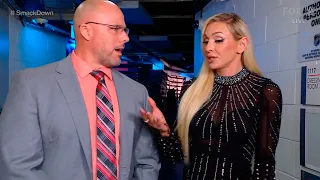 Charlotte Flair and Bayley confronts Adam Pearce - WWE SmackDown 7/14/2023