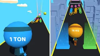 Big Head Man Run 🕺🏻🗣🤕 All Levels Gameplay Android, iOS - Grow Your Head