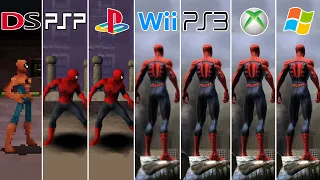 Spider-Man: Web of Shadows (2008) DS vs PSP vs PS2 vs Wii vs PS3 vs XBOX 360 vs PC