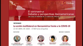 Webinar La acción multilateral en Iberoamérica frente a la COVID-19