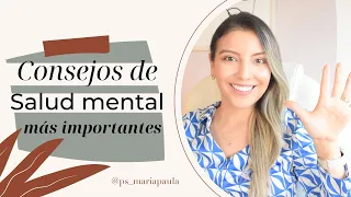 5 CONSEJOS de Salud Mental Más IMPORTANTES que recibirás en TU VIDA