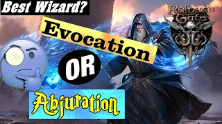 Evocation OR Abjuration? Which Subclass & Race | Baldurs Gate 3 Wizard Build