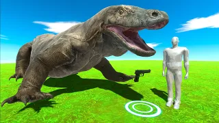 How To Hunt Giant Dragon Komodo in Cave - Animal Revolt Battle Simulator