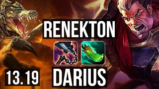 RENEKTON vs DARIUS (TOP) | 7/1/6, Dominating | NA Master | 13.19