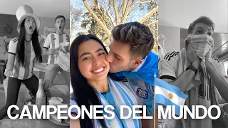 NUESTRAS REACCIÓNES LA FINAL ARGENTINA🇦🇷 VS FRANCIA🇫🇷 **MUY EMOCIONAL**