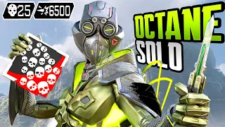 SOLO 25 KILLS & 6500 DAMAGE IN INTENSE GAME (Apex Legends Gameplay)