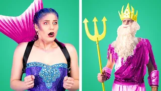 MERMAID BACK TO SCHOOL! Comedy Situations & DIY Craft Supplies by Crafty Panda Go