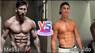 Lionel Messi VS Cristiano Ronaldo Natural Transformation 🌟 2024 | From 0 To Now. Who is Better