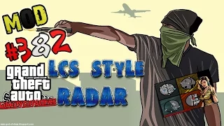 Обзор модов GTA San Andreas #382 - Liberty City Stories radar Style