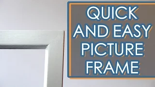 How To Make A Picture Frame Without A Tablesaw or Router