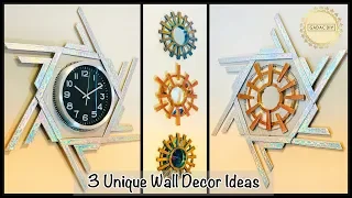 3 Amazing Wall Decor Ideas| gadac diy| Unique wall decoration ideas| wall hanging craft ideas| diy