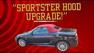 Transforming a 2004 MG TF: Upgraded Sportster Hood Installation
