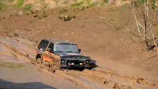 Rc Cars Video Mud Racing Mercedes-Benz G63 Traxxas 6x6 Trx-6 and Trx-4 Ford Bronco