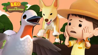 🦜 BEST BIRDS 🐥 NEW! Lyrebird Can't Sing 🎵 Leo the Wildlife Ranger Full Episodes | Kids Cartoons