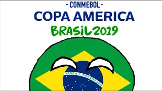 Resumen de la Copa América Brasil 2019 - Countryballs Español