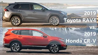 2019 Toyota RAV4 vs 2019 Honda CR-V (technical comparison)