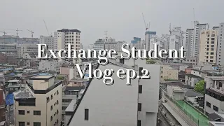 Exchange Student Vlog ep.2 /Столовая в корейском университете/ Неделя экзаменов/ Seoul