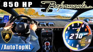 850HP Lamborghini Huracan Performante SUPERCHARGED on AUTOBAHN By AutoTopNL