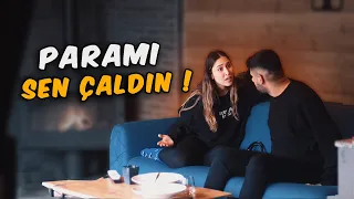 SEVGİLİME PARAMI SEN ÇALDIN ŞAKASI ! Psikolojik Kışkırtma