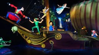 Peter Pan Dark Ride - Disneyland - Peter Pan's Flying Ride POV [4K UHD]