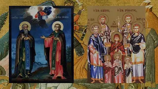 Святые мученики,бессребренники и чудотворцы Кир и Иоанн Александрийские