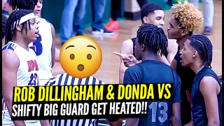 Rob Dillingham & Donda vs Shifty Big Guard GET HEATED!! Both Teams went at it!!