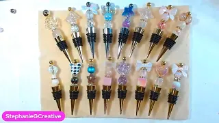 How to make a Beaded bottle stopper tutorial!
