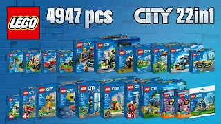 ALL LEGO City January 2023 sets (22in1)[4947 pcs] Step-by-Step Building Instructions | TBB