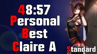 [Speedrun Personal Best] Claire A Standard 48:57 Resident Evil 2 Remake | 120FPS