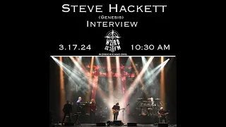 Steve Hackett Interview - WZRD - 3-17-24