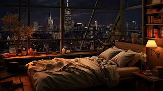 Sleep Jazz Piano Music - Smooth Background Tunes for Relaxation - Cozy New York Apartment Ambience