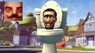 Hello Neighbor - My New Neighbor Skibidi Big Toilets Act 1 Season Gameplay Walkthrough