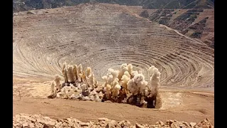 Blasting Pictures at Bingham Canyon Mine