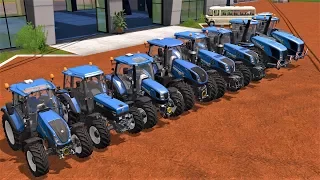 ALL NEW HOLLAND T SERIES TRACTORS  - FARM 2017🚜🚜🚜