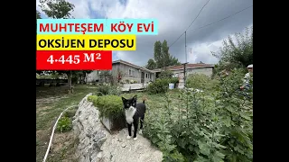 GÖNEN ŞAROLUK'TA 4.450 M² KÖY EVİ,GARAJI,AHIRI VE ARSASI.MEYVELER BOL OKSIJEN DEPOSU