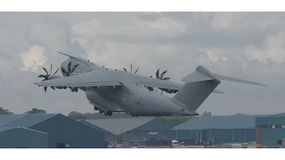 *Rare* RAF A400M Takeoff at Prestwick Airport