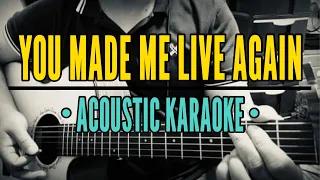 You Made Me Live Again - Janet Basco (Acoustic Karaoke)