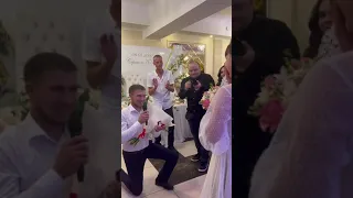 Да!!! Да!!! Да!!! Предложение на свадьбе 💍 #ведущаянасвадьбу  #ведущаяольгакомарова