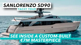See inside a custom-built €7m masterpiece | Sanlorenzo SD90 yacht tour | Motor Boat & Yachting