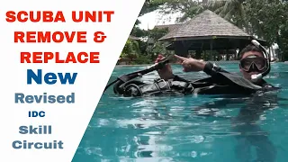 Scuba Unit Remove and Replace at the Surface • New Revised PADI IDC Skills Circuit - Divemaster