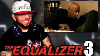 THE EQUALIZER 3 RED BAND TRAILER REACTION! IT'S BRUTAL!