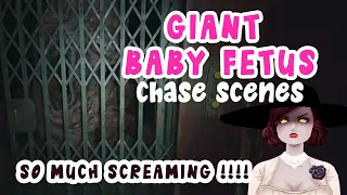 Best Reaction the Giant Baby Fetus Monster jumpscare RESIDENT EVIL VILLAGE #RE8 Vtuber #Dimitrescu