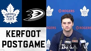 Alex Kerfoot Post Game | Toronto Maple Leafs @ Anaheim Ducks | November 28, 2021