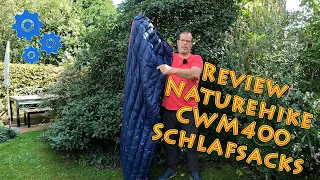 Naturehike Daune CWM400 ein tauglicher ultraleicht Schlafsack für kleines Geld?