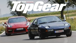Porsche Panamera GTS vs Porsche 928 GTS  | TopGear Polska