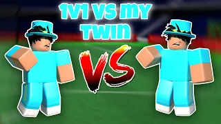 1v1ing my Twin in Touch Football Roblox #touchfootball