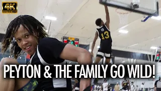8th Grade Peyton Kemp LEVELING UP in Playoff Game! Highlight Dunks From Both Teams!