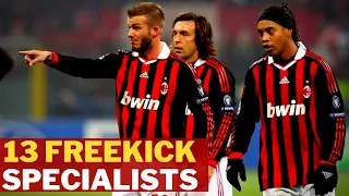 13 PLAYERS WHO’VE SCORED 50 DIRECT FREE KICKS OR MORE