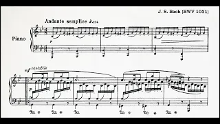JS Bach: Sicilienne BWV 1031 - Robert Riefling, 1955 - Arrangement by Wilhelm Kempff